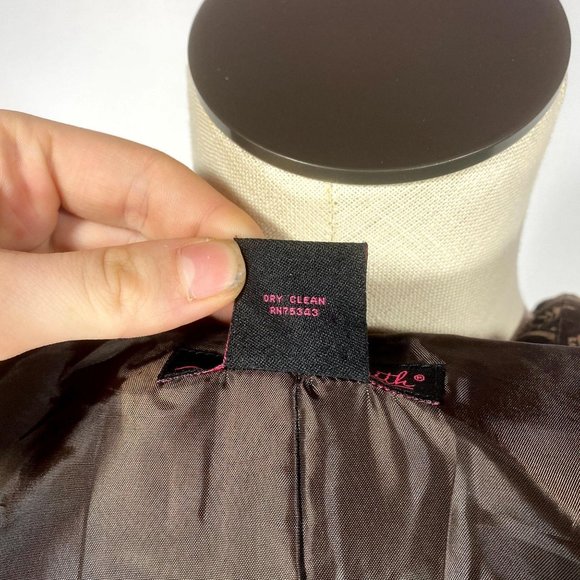 Willi Smith Brown Corduroy Two-Button Blazer Sz 14 - Picture 11 of 11